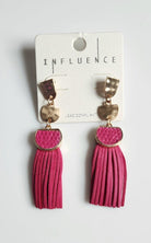 Influence Earrings with Leather Fringe - #variant_color# - #variant_size# - #variant_option#