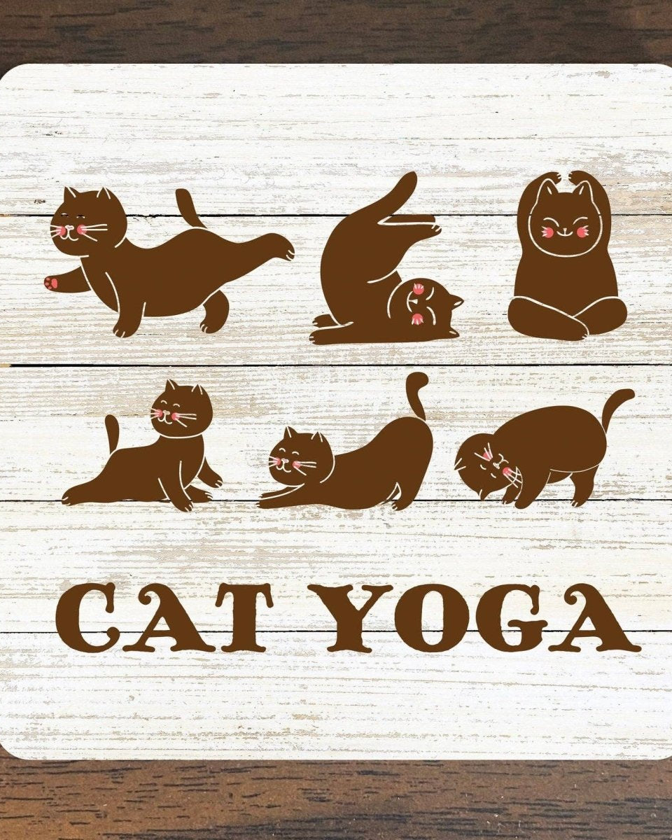 Magnet: Cat Yoga - #variant_color# - #variant_size# - #variant_option#