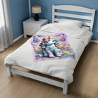 Unicorn Velveteen Plush Blanket - #variant_color# - #variant_size# - #variant_option#