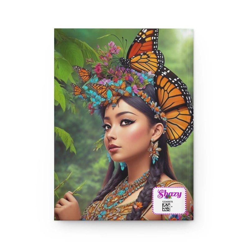 Hardcover Journal: Monarch Butterfly Princess - #variant_color# - #variant_size# - #variant_option#