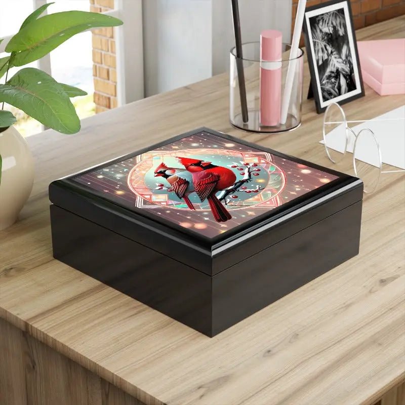 Jewelry Box: Cardinal Birds - #variant_color# - #variant_size# - #variant_option#
